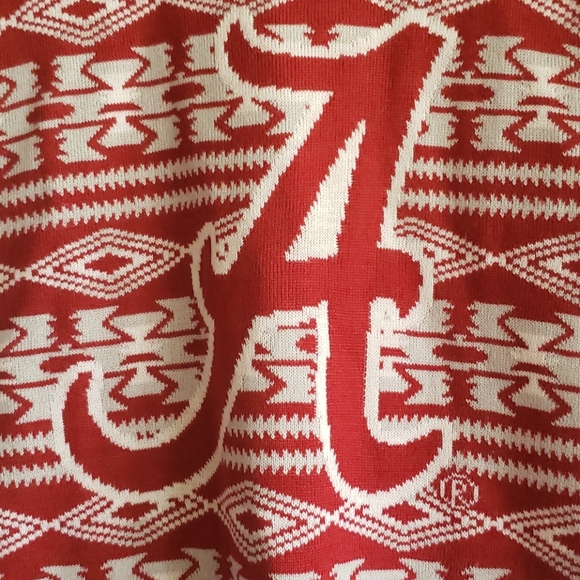 A Alabama Unisex Sweater Vest For Fall Winter Red - Picture 2 of 8